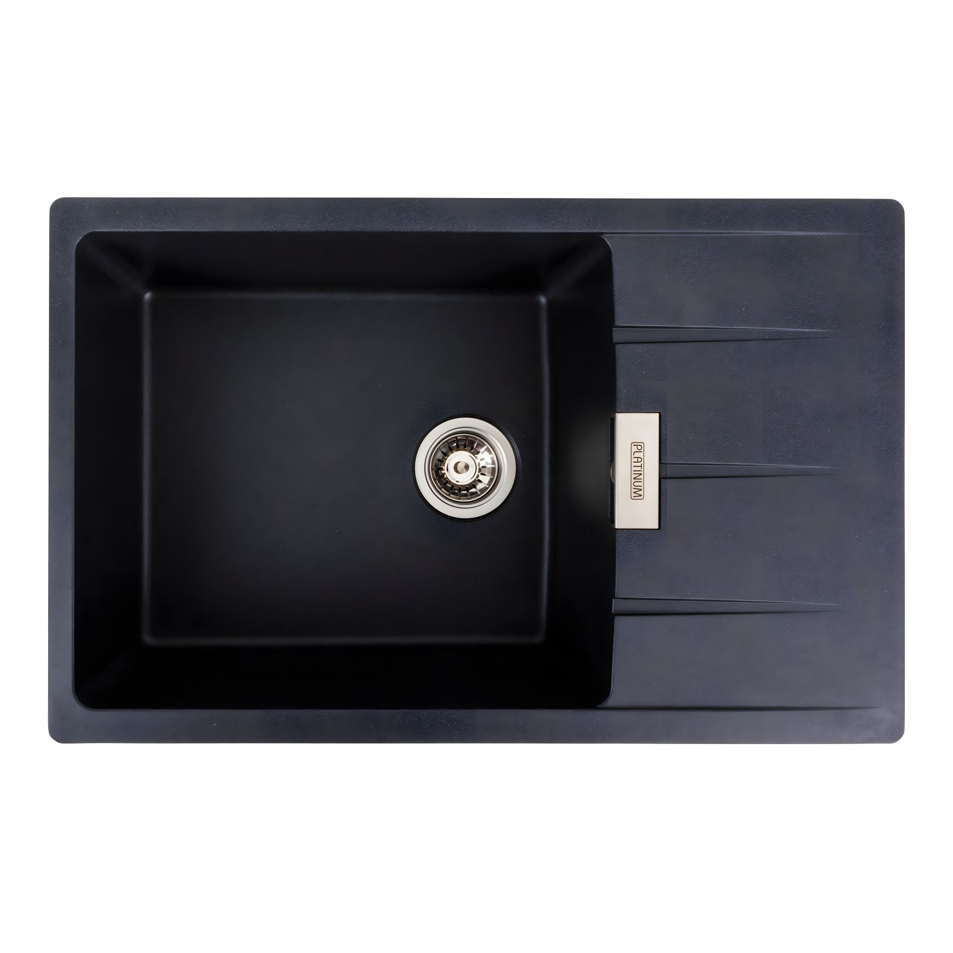 Гранітна кухонна мийка VALESO 7850 ROMA матовий Карбон Гранітна кухонна мийка VALESO 7850 ROMA матовий Карбон