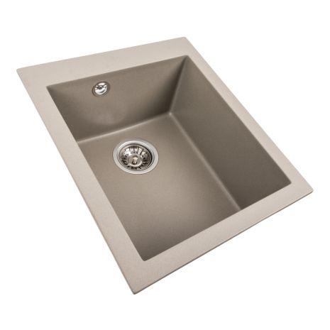 Гранитная мойка для кухни VALESO 4150 SOKIL матовый Титан Гранитная мойка для кухни VALESO 4150 SOKIL матовый Титан