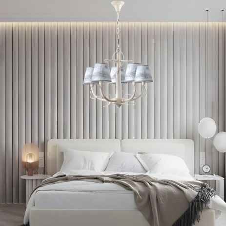 Классическая люстра Sirius YG 18316-5P с 5 плафонами Классическая люстра Sirius YG 18316-5P с 5 плафонами