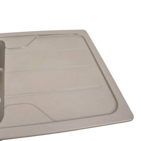 Кухонная гранитная мойка VALESO VERONA 7850 матовая Титан