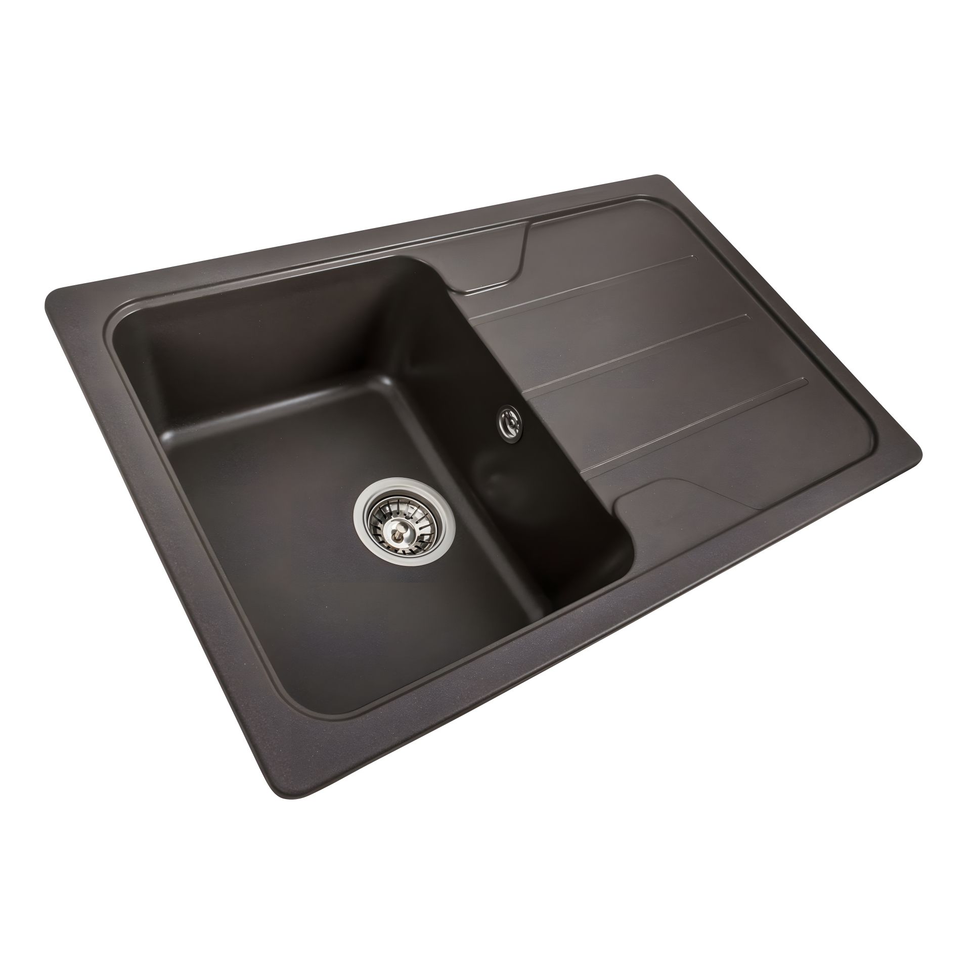 Гранітна кухонна мийка VALESO VERONA 7850 матова Темна скеля Гранітна кухонна мийка VALESO VERONA 7850 матова Темна скеля