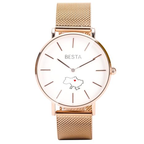 Женские часы Besta Love UA Rosegold 1617