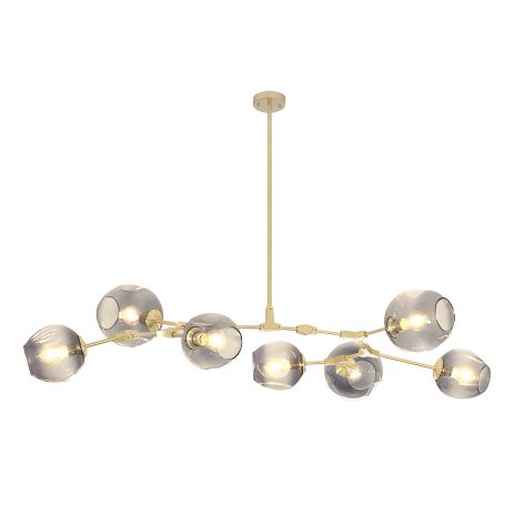 Сучасна люстра для вітальні модель 19662-7 на 7 плафонів