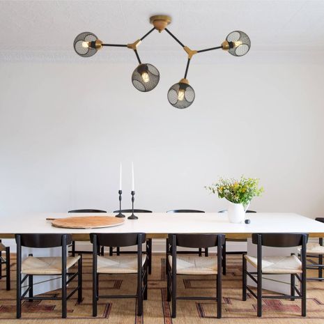 Декоративная люстра GLX-22065-4 на 4 плафона