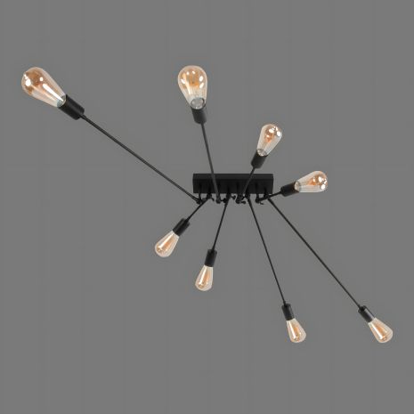 Металлическая люстра от производителя Sirius PR 1062/8 (черный)