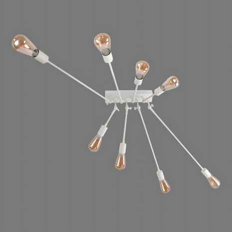 Люстра металлическая производство Sirius PR 1062/8 (белый)