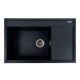 Гранітна кухонна мийка VALESO AZURIT 7950 матова антрацитова Гранітна кухонна мийка VALESO AZURIT 7950 матова антрацитова
