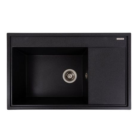 Гранитная мойка для кухни VALESO 7950 AZURIT матовый Карбон