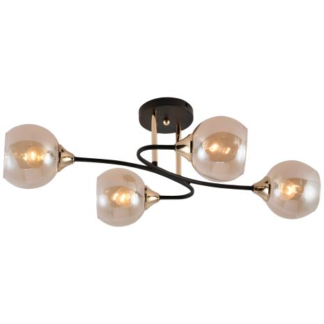 Декоративна люстра V XA1498/4 BK+FGD