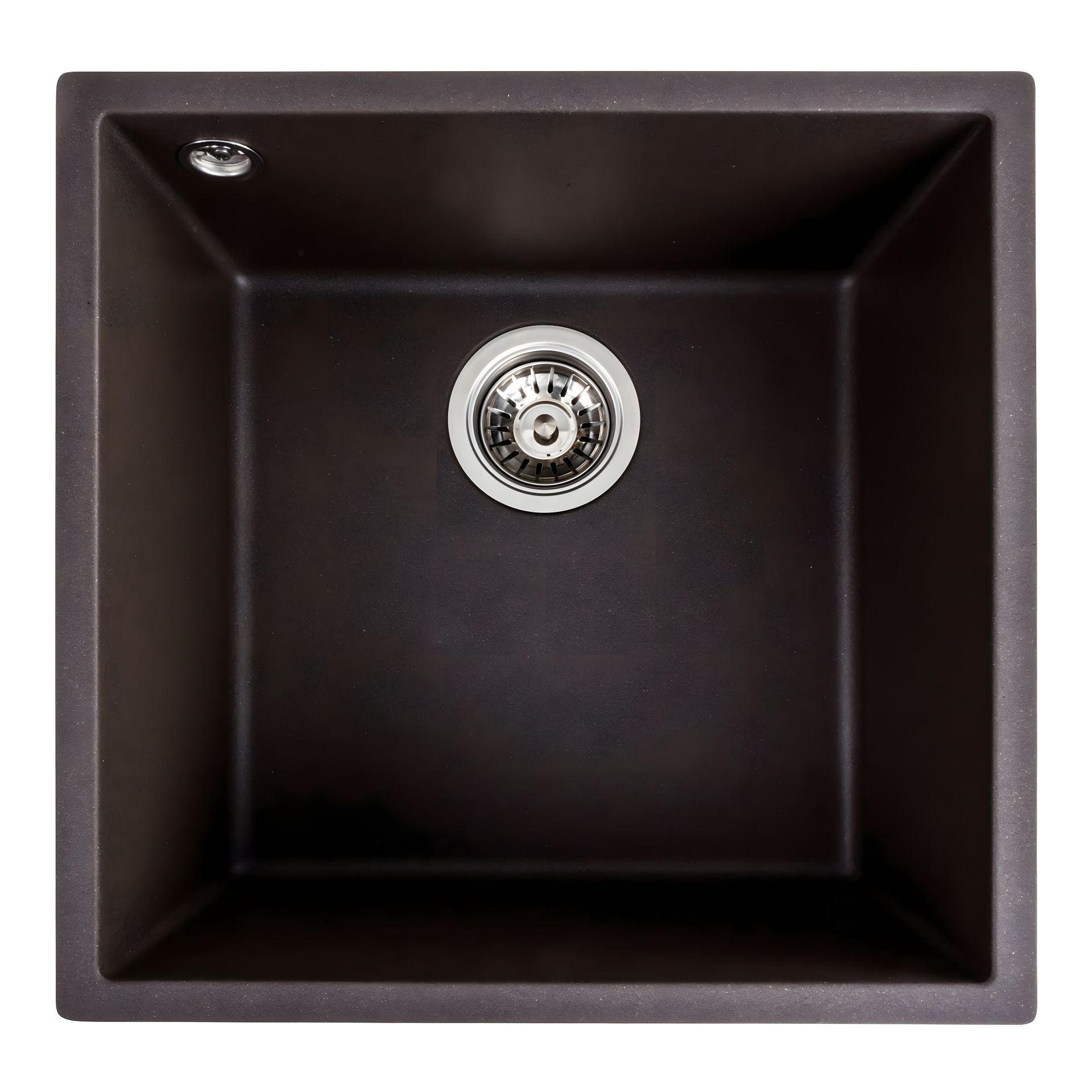 Для кухні гранітна мийка VALESO RUBA 4040, матова Темна скеля Для кухні гранітна мийка VALESO RUBA 4040, матова Темна скеля