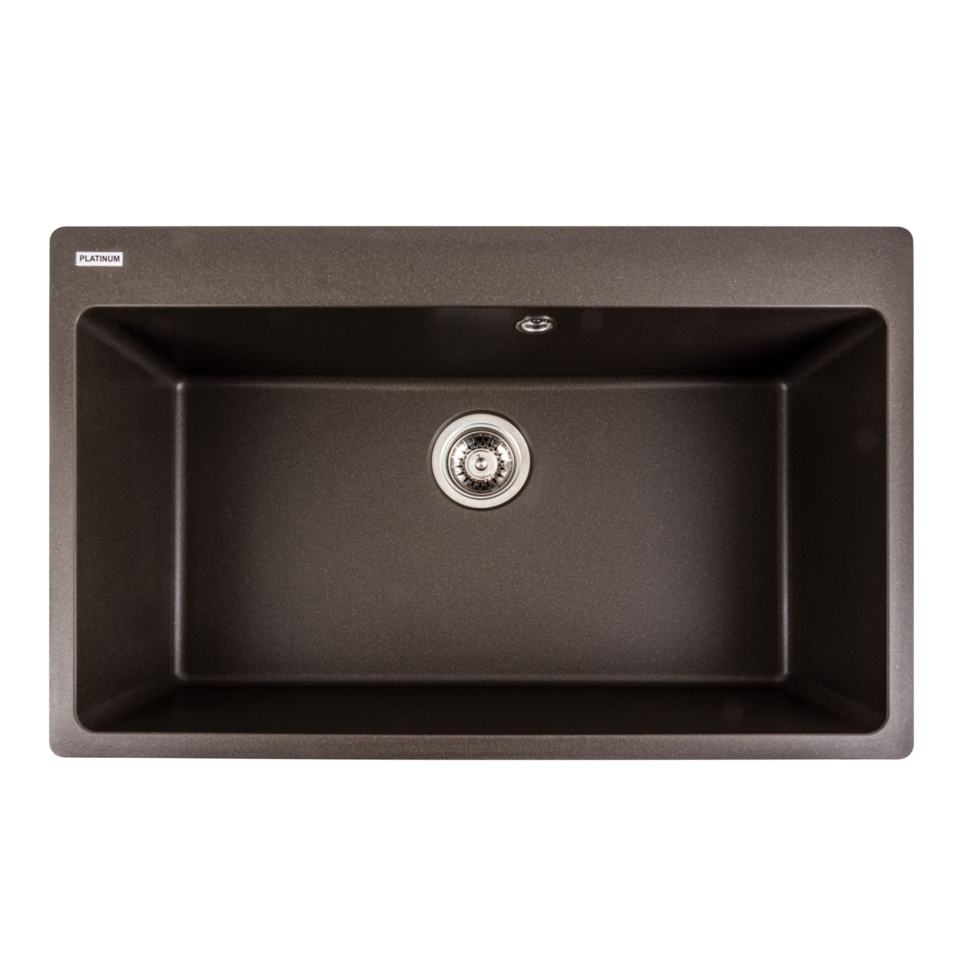 Кухонная мойка Platinum 7850 Bogema гранитная, матовая, Темная скала Кухонная мойка Platinum 7850 Bogema гранитная, матовая, Темная скала
