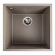 Гранитная кухонная мойка VALESO 4040 RUBA матовый титан