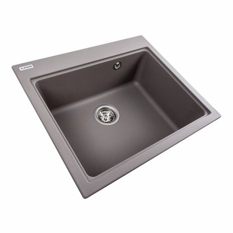 Гранитная мойка для кухни Platinum 5852 VESTA матовая Дюна