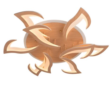 Світлодіодна акрилова Люстра Sirius Ш 5982-6+3 (162W)