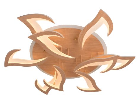 Светодиодная акриловая люстра Sirius Ш 5982-6+3 (162W)