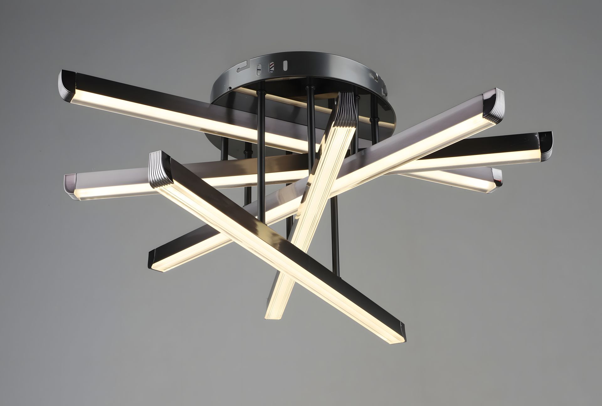 Світлодіодна акрилова люстра Sirius B YH997/5 GRAY Світлодіодна акрилова люстра Sirius B YH997/5 GRAY