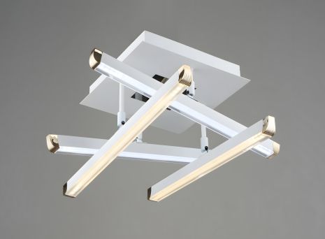 Акриловая светодиодная люстра Sirius B YH996/4 WT