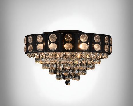 Кришталева люстра VALESO V 9028/9 BK – елітне освітлення