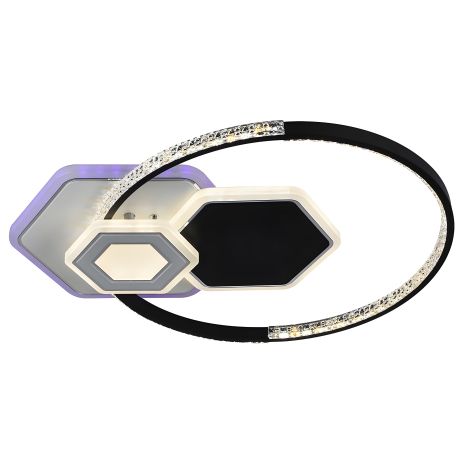 Светодиодная люстра Valeso V X5075 WT+BK