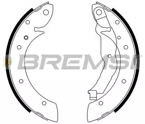 Тормозные колодки зад. BMW 3(E36) 90-00 (TRW), Bremsi (GF0077)