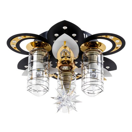 4-Bulb LED Cosmic Chandelier VALESO V 70057-3 1A-400