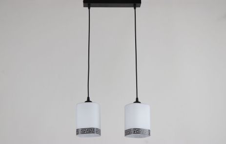 Слов'яна люстра sirius d431-2a bk+wt