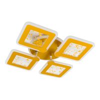 Золотистая светодиодная люстра V K39977-4 1 GD с пультом