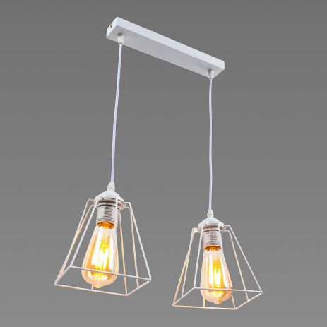 Люстра в стиле лофт Sirius C1157-2 WT+WT