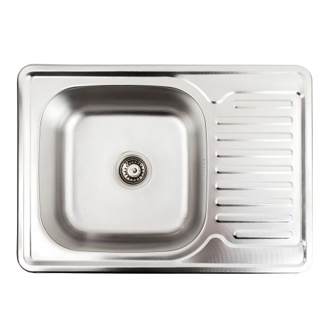 Кухонная мойка из нержавейки Platinum 7050, ДЕКОР (0,8/180 мм) Кухонная мойка из нержавейки Platinum 7050, ДЕКОР (0,8/180 мм)