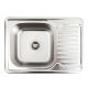 Кухонна мийка з нержавіючої сталі 7050 Platinum ДЕКОР (0,8/180 мм)