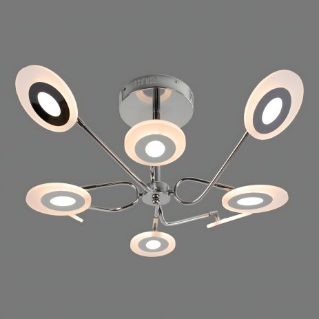 Сучасна люстра світлодіодна у вітальню Sirius 8929-8 102W