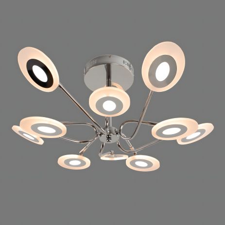 Світлодіодна люстра Sirius 8929-10 128W у вітальню