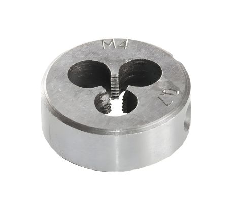 Плашка для нарезания резьбы M4х0,7 мм 9ХС DIN 233 MASTERTOOL 15-0041