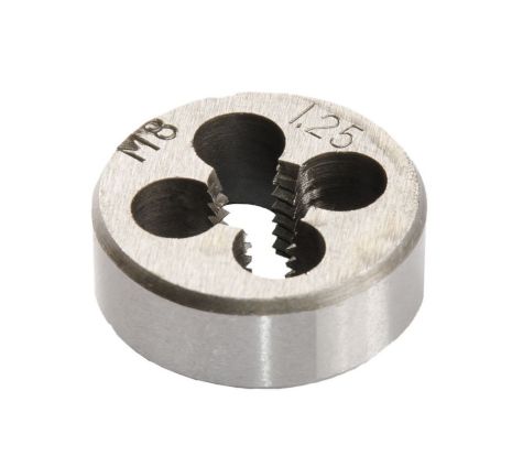 Плашка M8х1,25 мм для нарізування різьблення 9ХС DIN 233 MASTERTOOL 15-0084