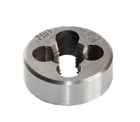 Різьблення плашка для нарізування M10х1,25 мм 9ХС DIN 233 MASTERTOOL 15-0104 Різьблення плашка для нарізування M10х1,25 мм 9ХС DIN 233 MASTERTOOL 15-0104