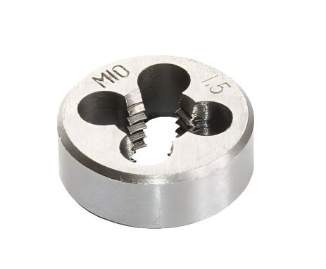 Плашка для нарізування різьблення, M10х1,5 мм, 9ХС, DIN 233, MASTERTOOL 15-0105