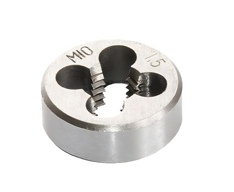 Нарезная плашка M10х1,5 мм 9ХС DIN 233 MASTERTOOL (15-0105) Нарезная плашка M10х1,5 мм 9ХС DIN 233 MASTERTOOL (15-0105)