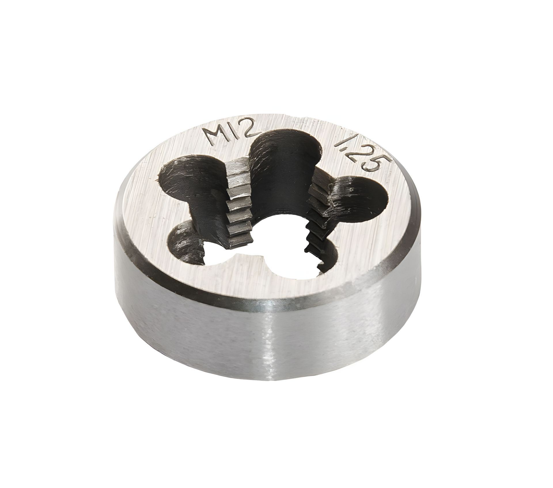 Плашка M12х1,25 мм для нарезки резьбы 9ХС DIN 233 MASTERTOOL 15-0124 Плашка M12х1,25 мм для нарезки резьбы 9ХС DIN 233 MASTERTOOL 15-0124