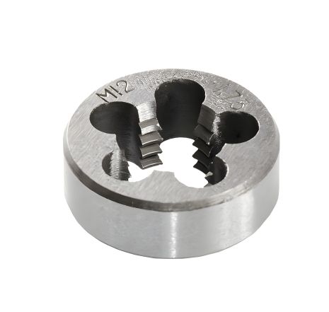 Плашка для нарезания резьбы M12х1,75 мм 9ХС DIN 233 MASTERTOOL 15-0126 Плашка для нарезания резьбы M12х1,75 мм 9ХС DIN 233 MASTERTOOL 15-0126