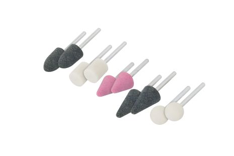 Набір шліфувальних каменів 3 мм, 10 шт, MASTERTOOL 12-2020 Набір шліфувальних каменів 3 мм, 10 шт, MASTERTOOL 12-2020