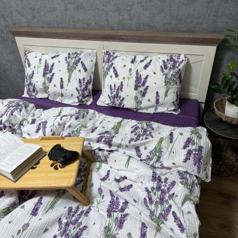 Пост -врожай Gilshoka Lavender 200 x 215 єvro попередній еластичний діапазон 200x180x20 70x70