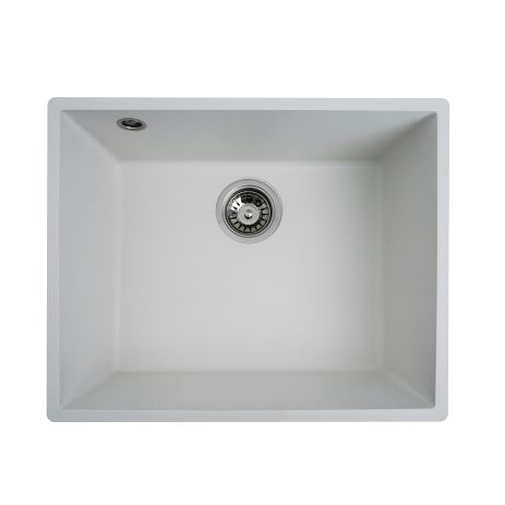 Кухонна гранітна мийка VALESO OASIS 5444 матова Біла Кухонна гранітна мийка VALESO OASIS 5444 матова Біла