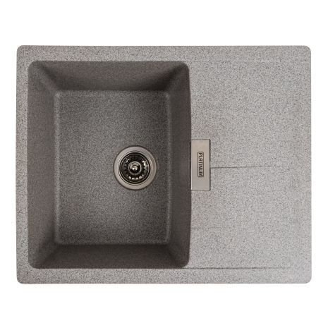 Гранітна мийка для кухні VALESO ZIRKONE 6250, матова сіра Гранітна мийка для кухні VALESO ZIRKONE 6250, матова сіра