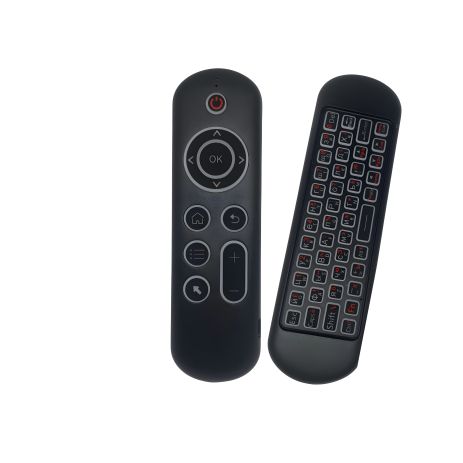 Пульт дистанційного керування Air mouse USB BT/2.4G M5 (гіроскоп + клавіатура EN/RU + підсвітка) Пульт дистанційного керування Air mouse USB BT/2.4G M5 (гіроскоп + клавіатура EN/RU + підсвітка)