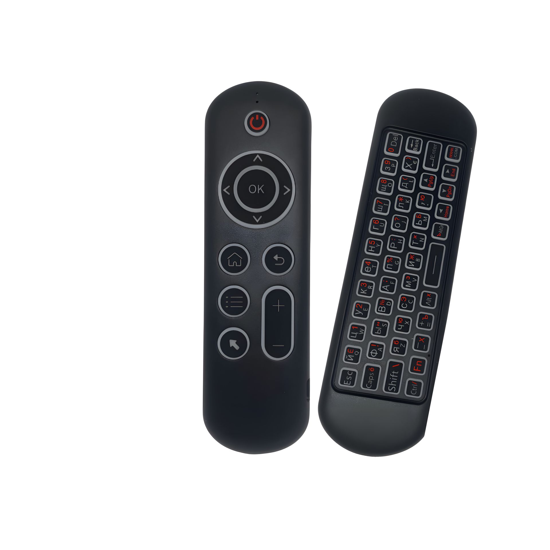 Дистанционный пульт M5 Air mouse USB BT/2.4G (гироскоп + клавиатура EN/RU + подсветка) Дистанционный пульт M5 Air mouse USB BT/2.4G (гироскоп + клавиатура EN/RU + подсветка)