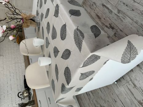 Скатертина вінілова на тканинній основі Жасмін 2587/140/13 Скатертина вінілова на тканинній основі Жасмін 2587/140/13