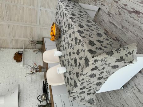 Тканевая виниловая скатерть Жасмин 2587/220/20 Тканевая виниловая скатерть Жасмин 2587/220/20