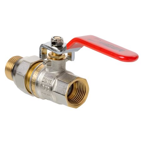 Кран шаровий 1/2" Iger PN40 15 зі згоном ручка ЗВ Кран шаровий 1/2" Iger PN40 15 зі згоном ручка ЗВ