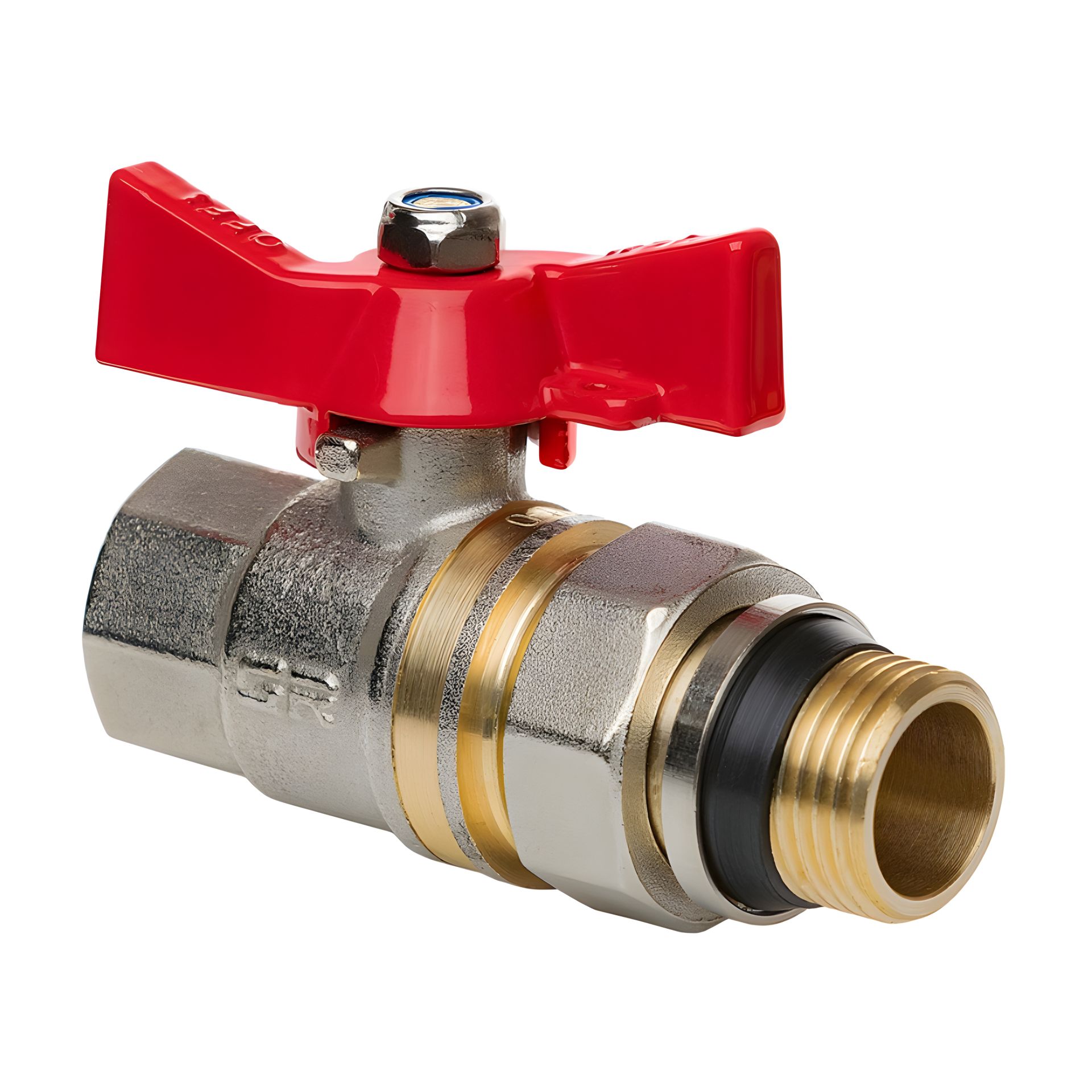 Кран шаровой 1/2" Iger PN40 15 с отводом Кран шаровой 1/2" Iger PN40 15 с отводом