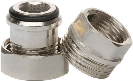 Iger 1/2 змінний згін з накидною гайкою 15 прямий